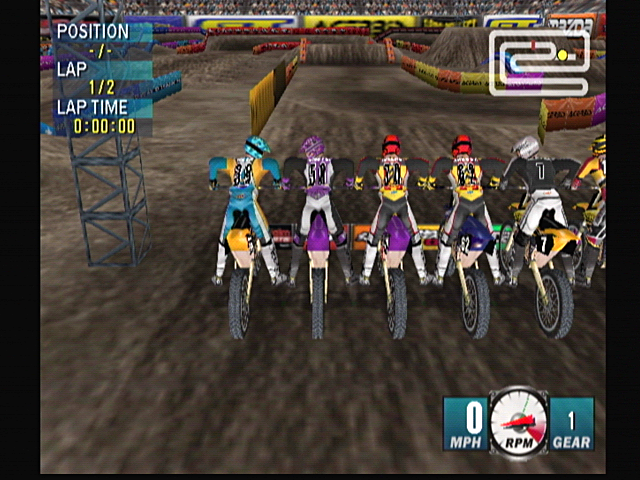 Jeremy McGrath Supercross 2000 screenshot 4 for Nintendo 64